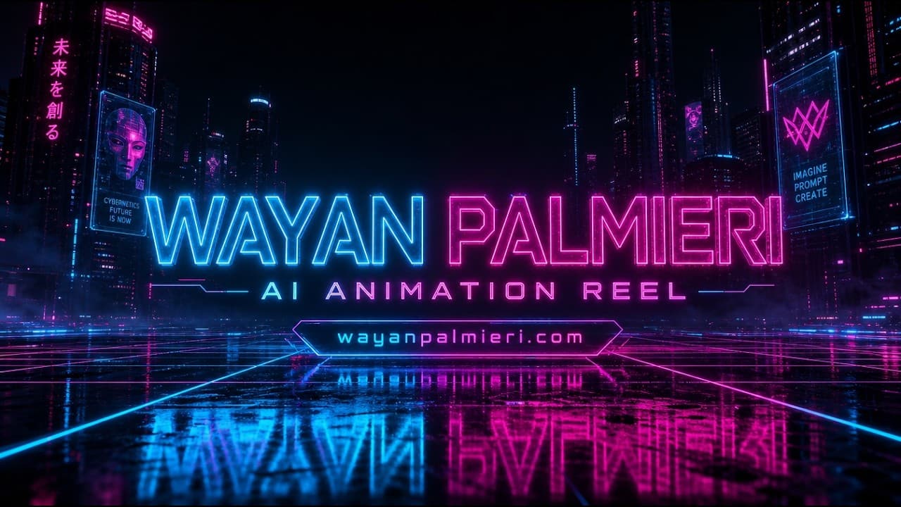 2026 AI Animation Reel — Reel, AI Artist, Director, Editor by Wayan Palmieri